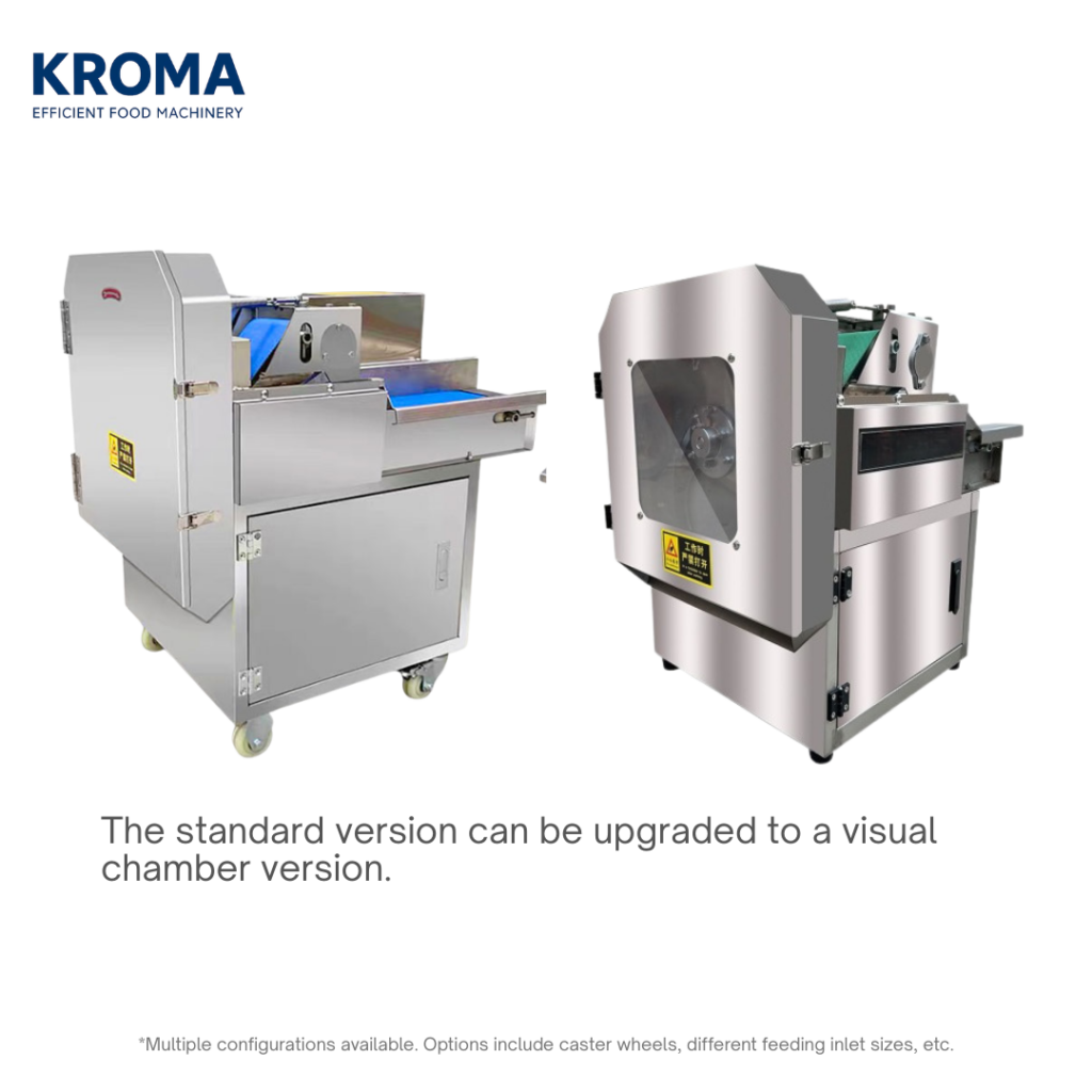 Commercial Compact Dual-Inverter Vegetable Cutting Machine for Slicing, Shredding, Segmenting & Chopping