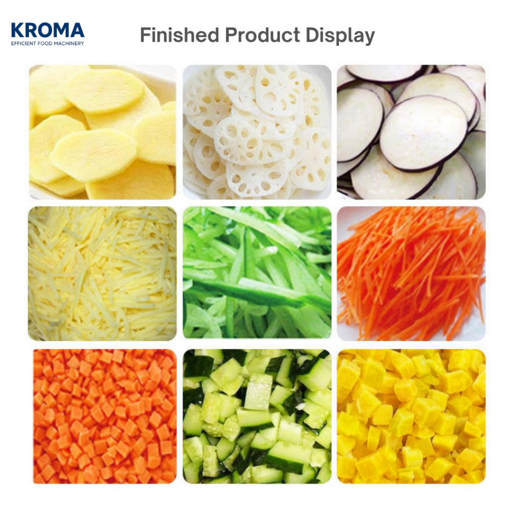 Commercial Automatic Single head Vegetable & Fruit Cutting Machine for Slicing, Shredding & Dicing