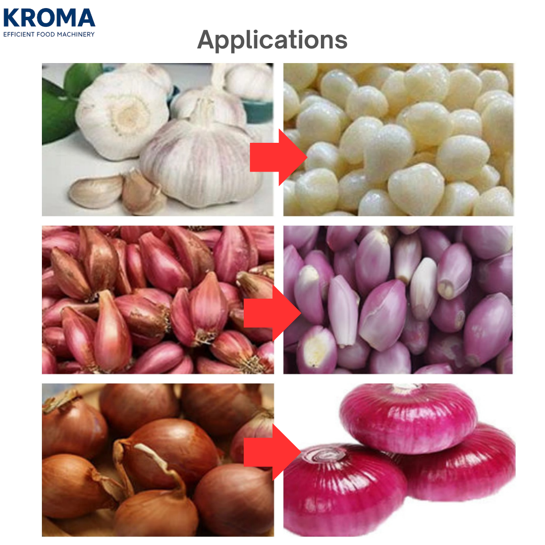 Commercial Dry Chain Garlic & Onion Peeling Machine – Damage-Free Peeler