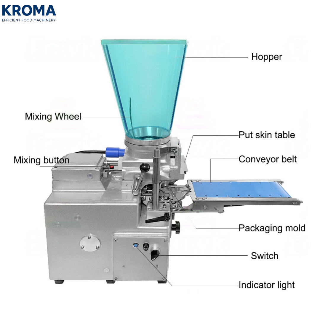 Tabletop Semi-Automatic Gyoza and Dumpling Making Machine