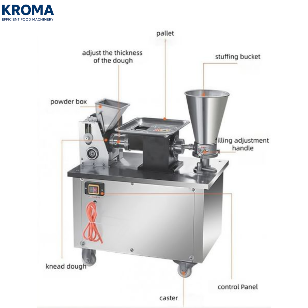 Automatic Commercial Dumpling Machine, Samosa Empanadas Making Machine for Samosa, Ravioli, Spring Roll, Pelmeni