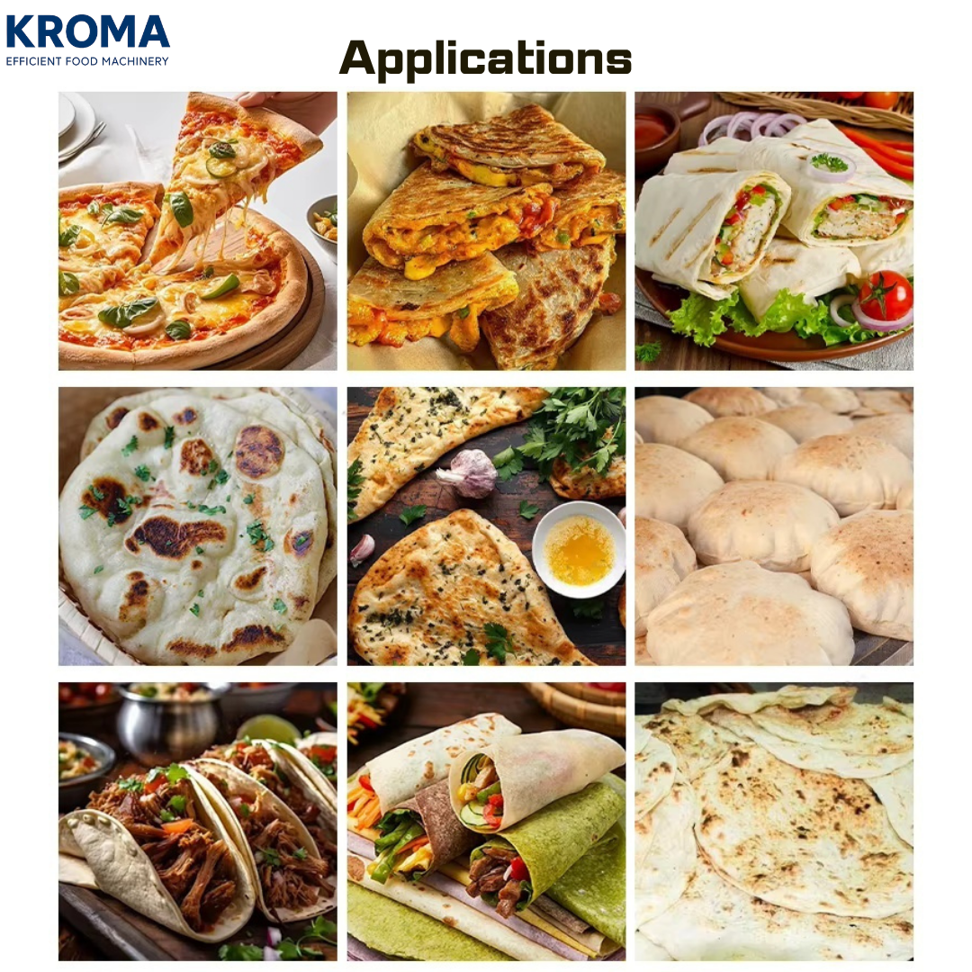 Commercial Automatic Pita Bread Oven for Arabic Bread, Naan, Chapati, Tortillas, and other Flatbread Products